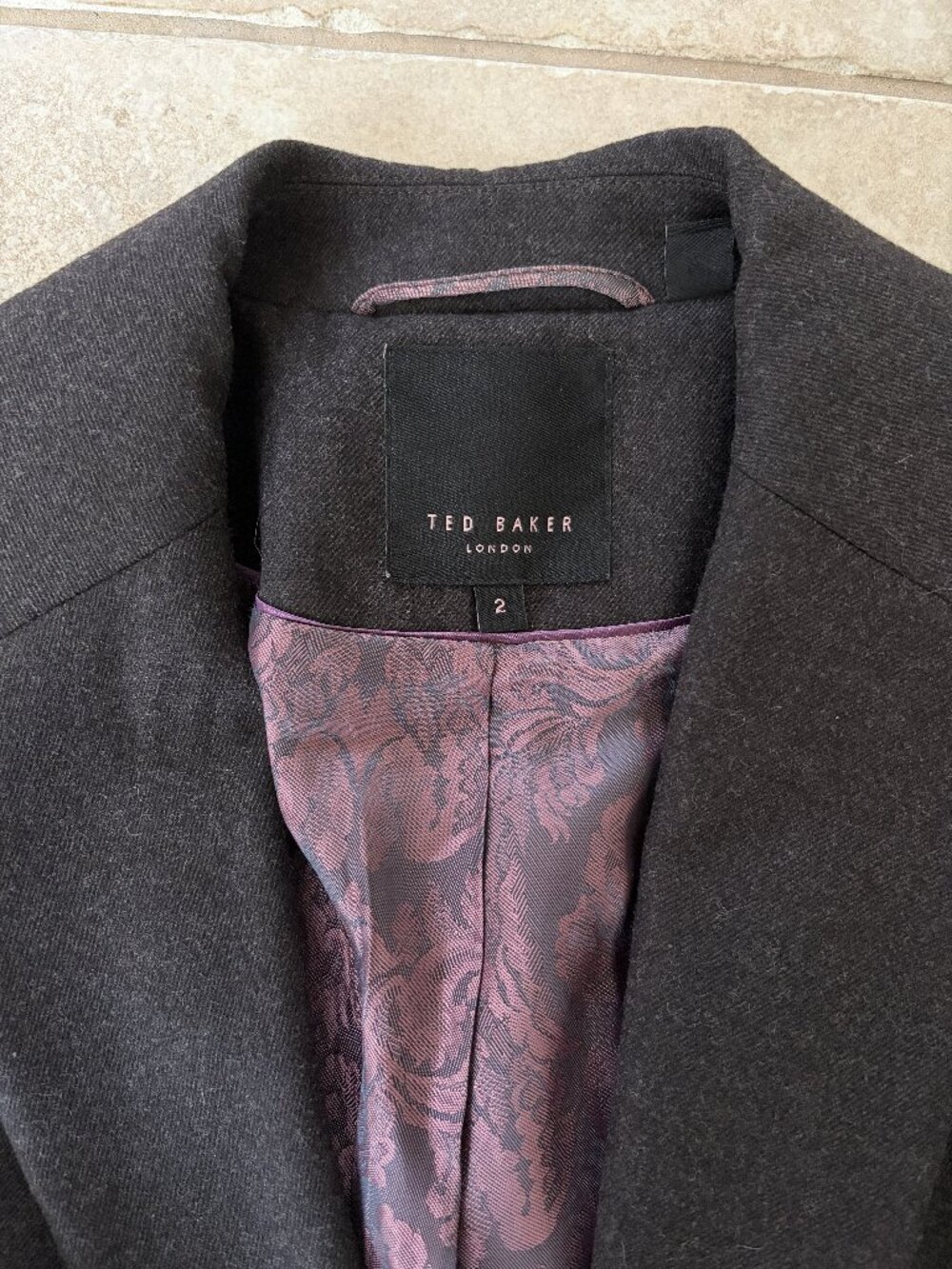 Ted Baker London Gray Tailored Blazer - Picture 2 of 4